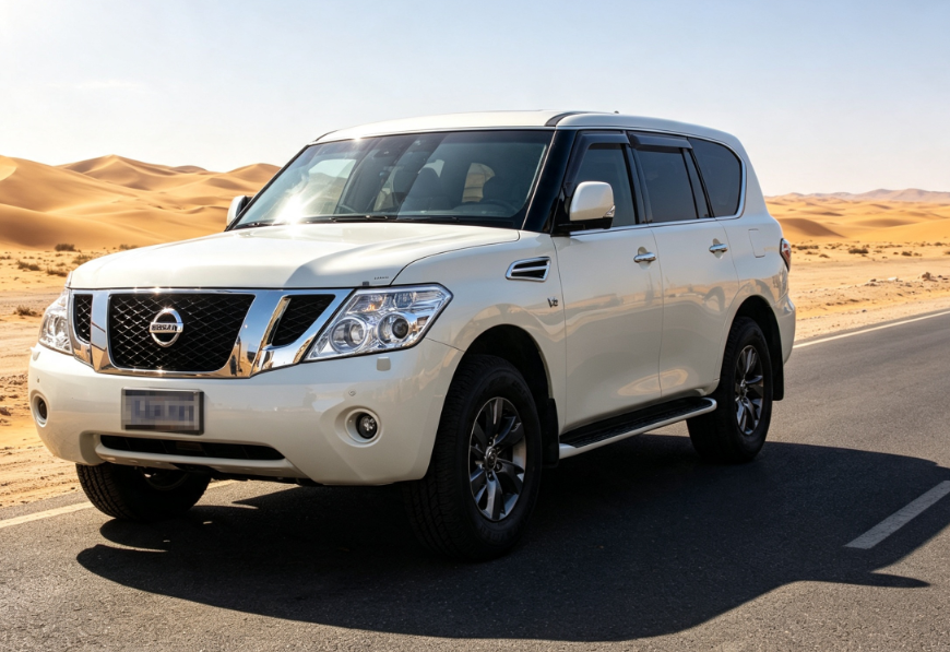 mais recente caso da empresa sobre Nissan Patrol Y62 Chassis completo, travões e sistemas de controlo eletrónico