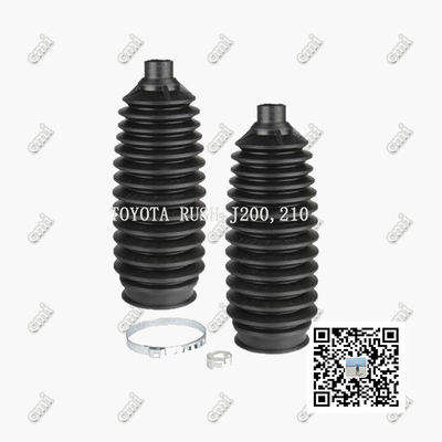 Botas de borracha dianteiras de cremalheira e de pinhão da relação da engrenagem de direção 45535-97501 para a precipitação J200e J210e de Toyota